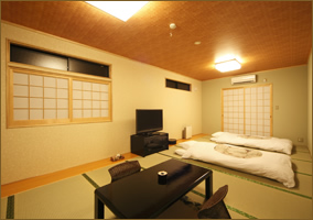 布団を敷いた場合のイメージです