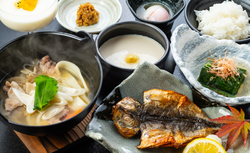 こだわりの和朝食