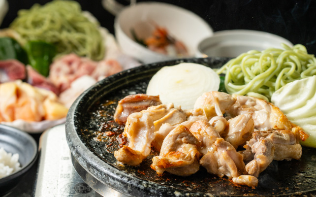 溶岩プレート焼きディナー