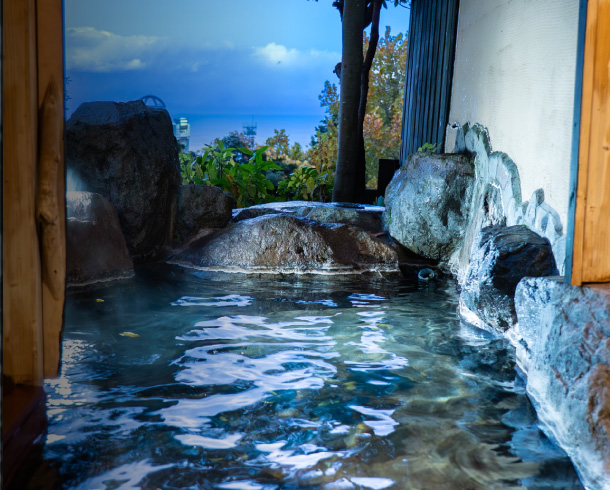 客室露天風呂